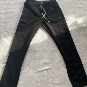 FIGS Black Technical Collection Scrub Pants